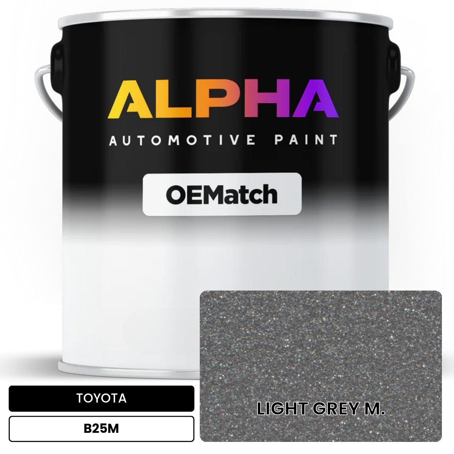 TOYOTA LIGHT GREY M. B25M OEMatch Basecoat