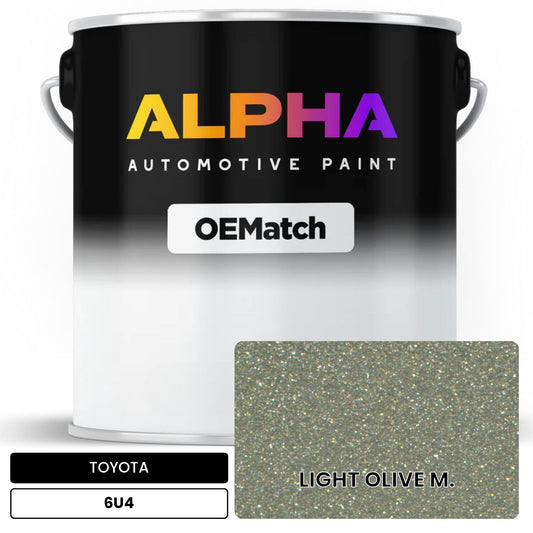 TOYOTA LIGHT OLIVE M. 6U4 OEMatch Basecoat