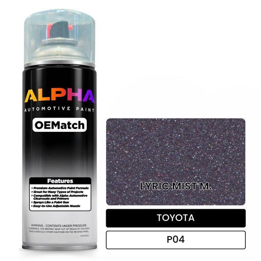 TOYOTA LYRIC MIST M. P04 OEMatch Spraycan