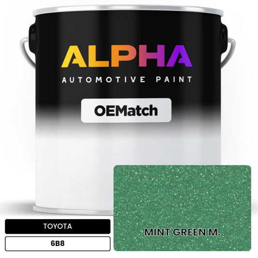 TOYOTA MINT GREEN M. 6B8 OEMatch Basecoat
