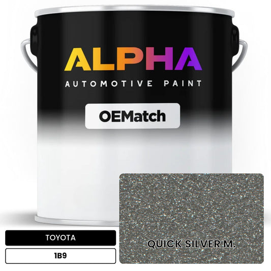 TOYOTA QUICK SILVER M. 1B9 OEMatch Basecoat