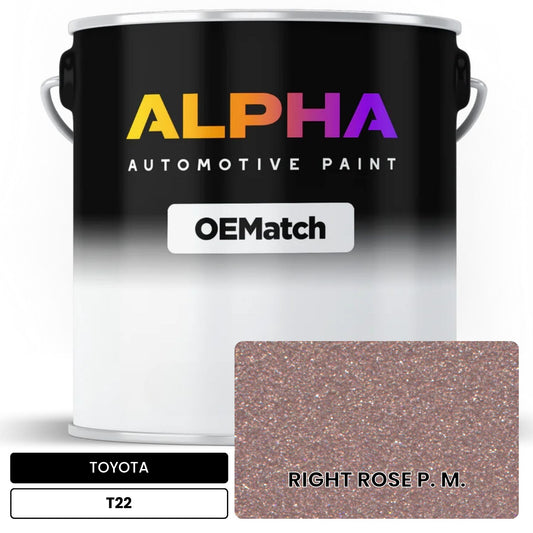 TOYOTA RIGHT ROSE P. M. T22 OEMatch Basecoat
