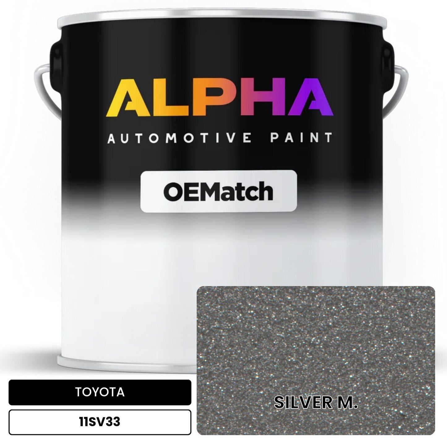 TOYOTA SILVER M. 11SV33 OEMatch Basecoat