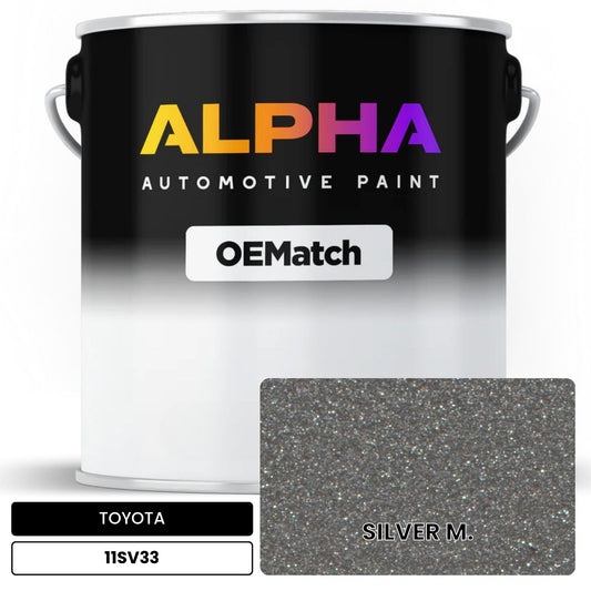 TOYOTA SILVER M. 11SV33 OEMatch Basecoat