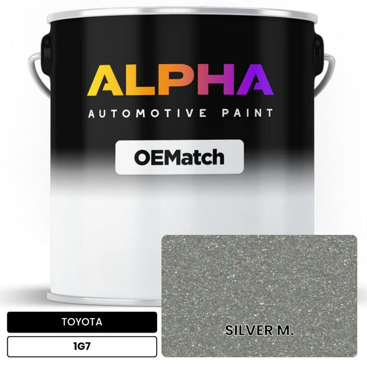 TOYOTA SILVER M. 1G7 OEMatch Basecoat
