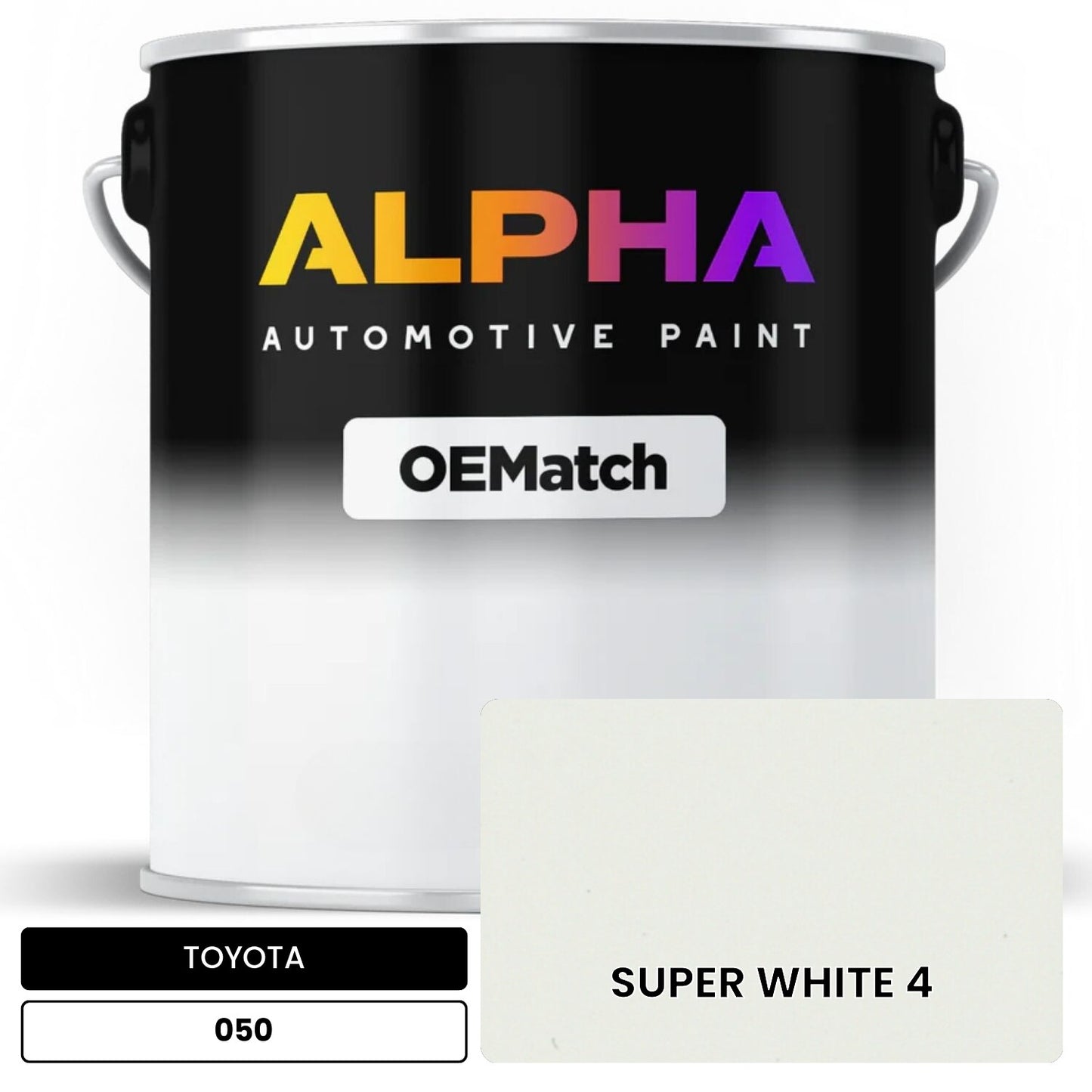 TOYOTA SUPER WHITE 4 050 OEMatch Basecoat