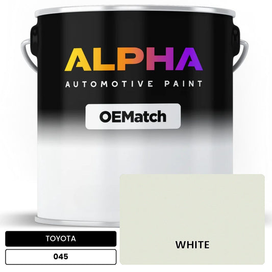 TOYOTA WHITE 045 OEMatch Basecoat