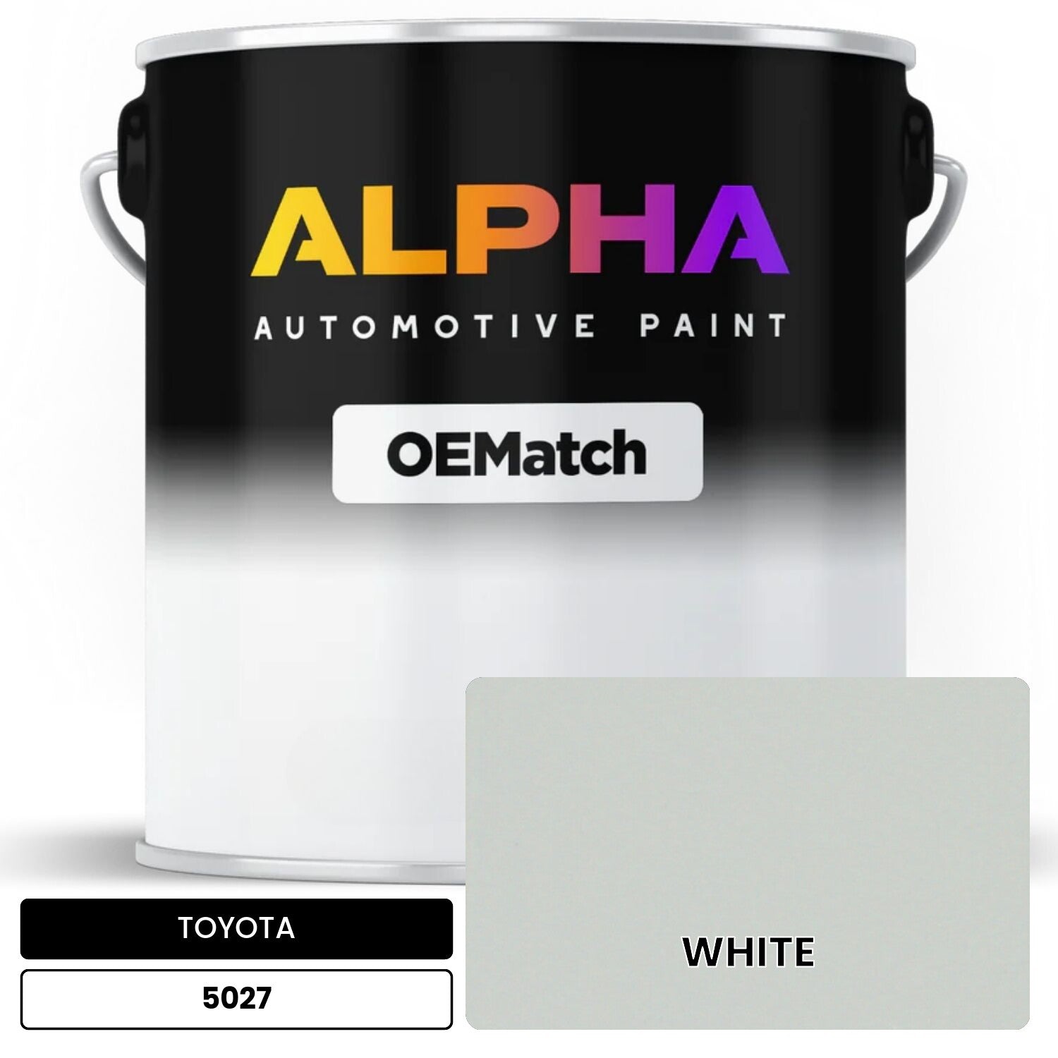TOYOTA WHITE 5027 OEMatch Basecoat