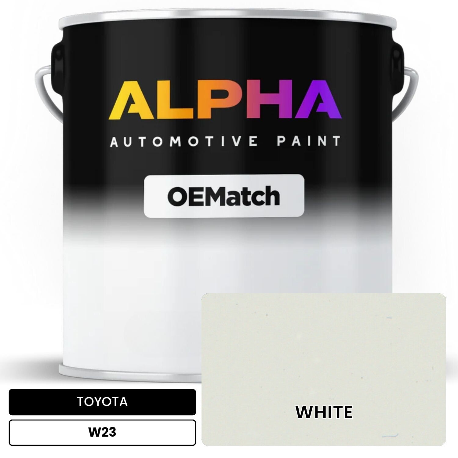 TOYOTA WHITE W23 OEMatch Basecoat