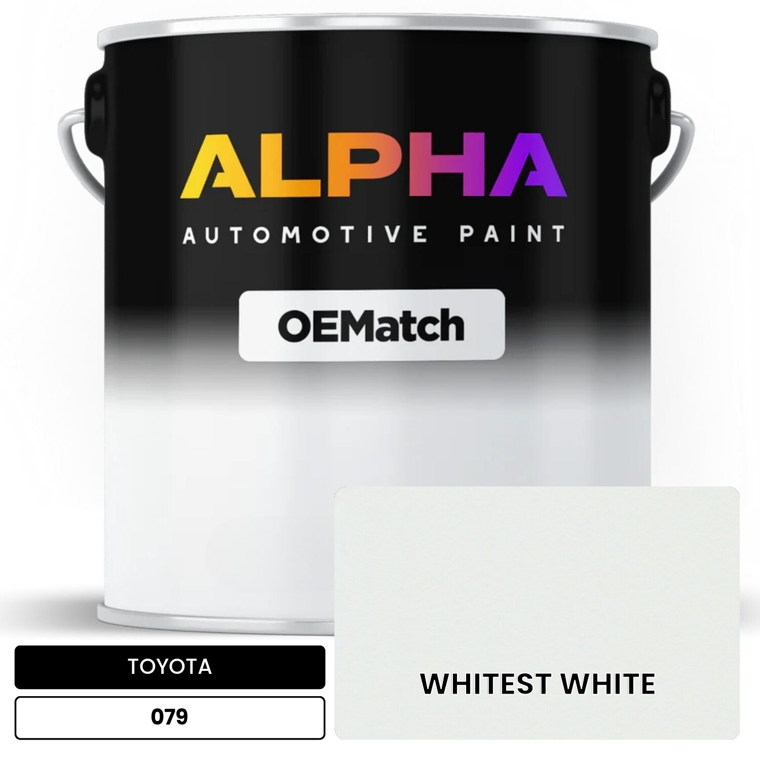 TOYOTA WHITEST WHITE 079 OEMatch Basecoat