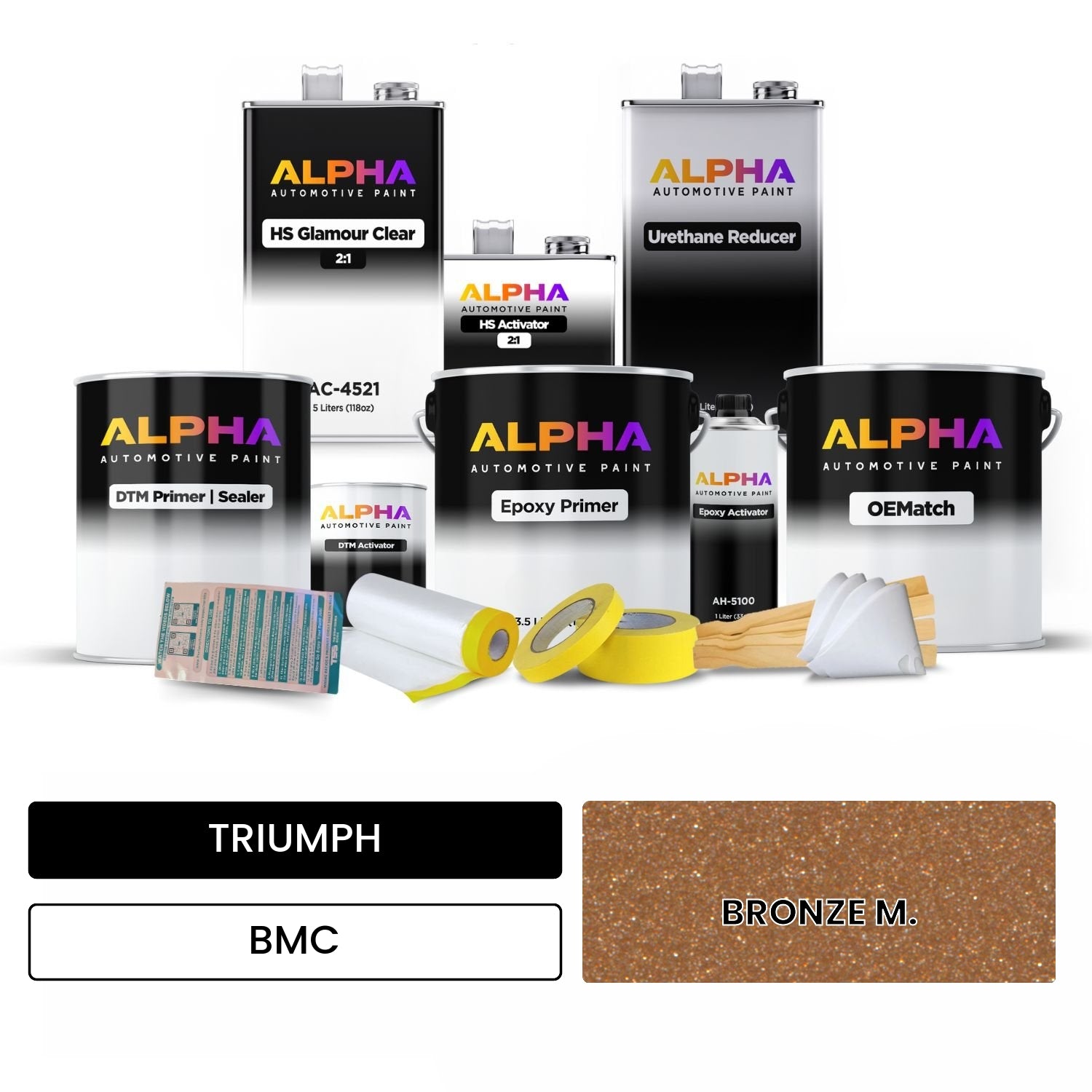 TRIUMPH BRONZE M. BMC OEMatch Vehicle Paint Kit