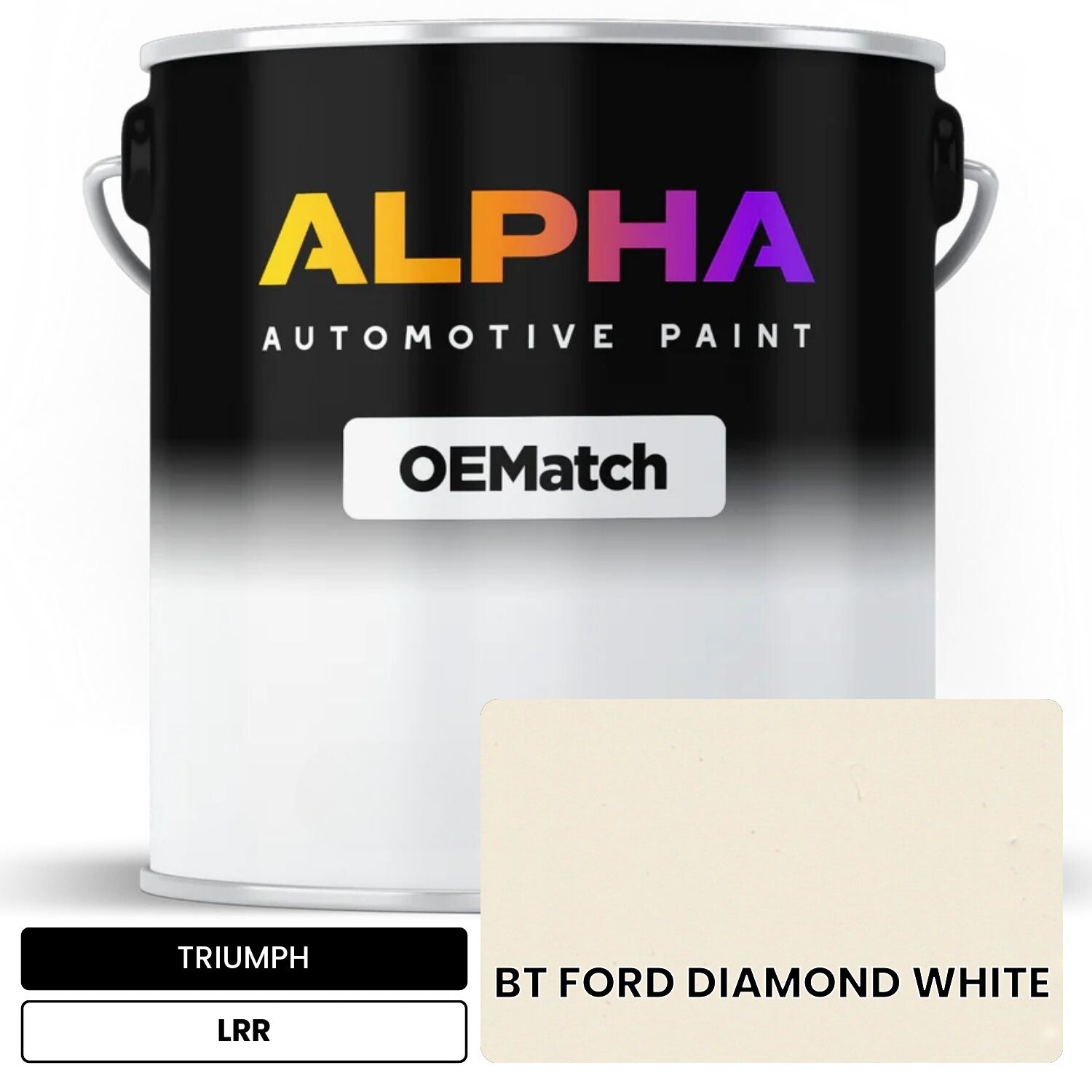 TRIUMPH BT FORD DIAMOND WHITE LRR OEMatch Basecoat