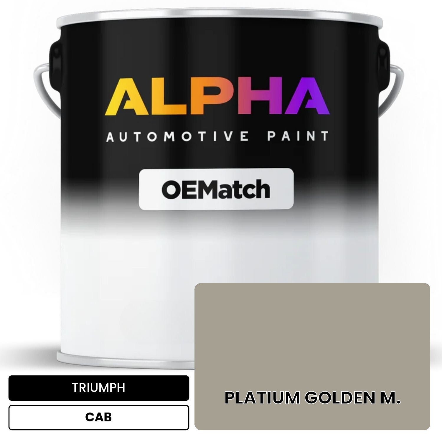 TRIUMPH PLATIUM GOLDEN M. CAB OEMatch Basecoat