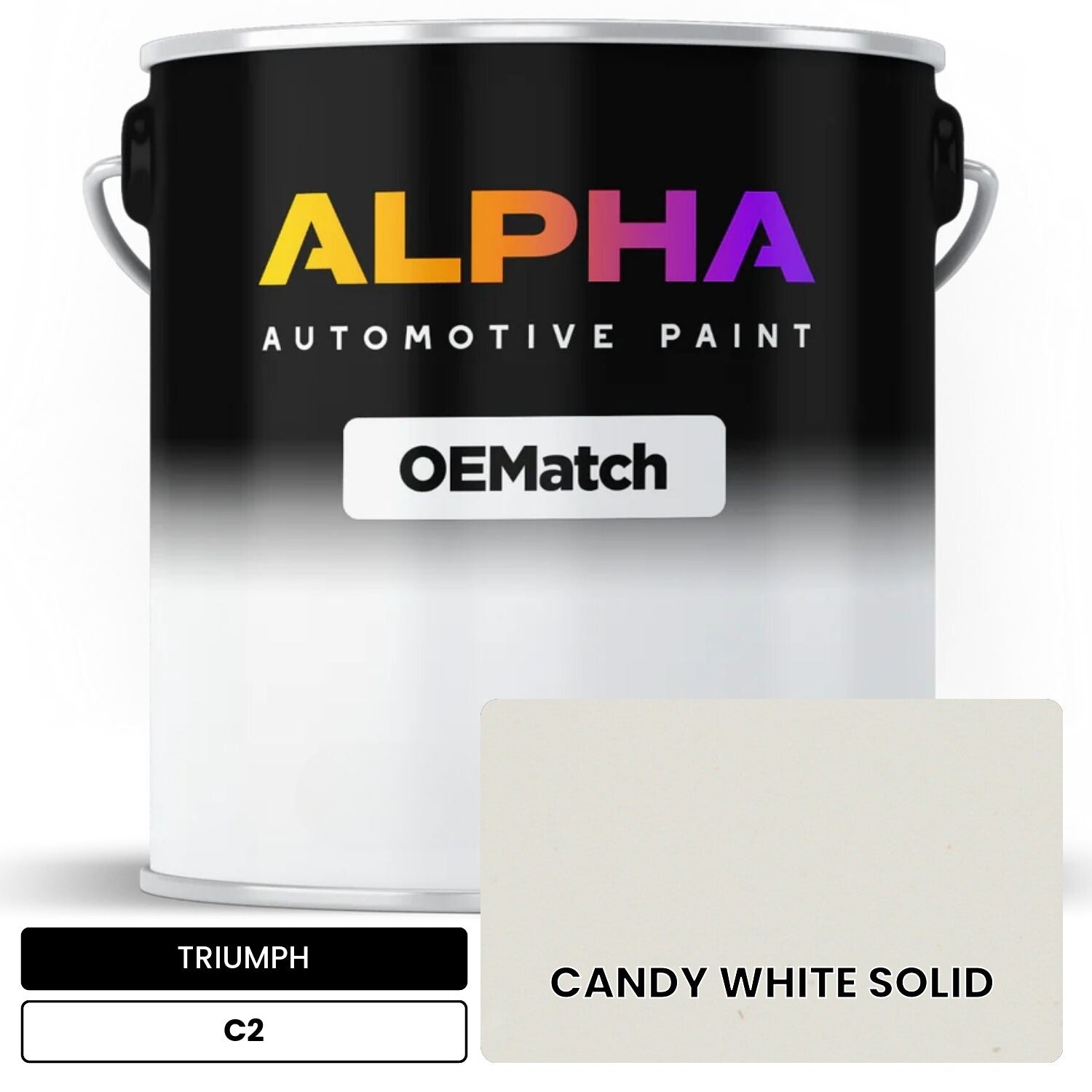 TRIUMPH CANDY WHITE SOLID C2 OEMatch Basecoat