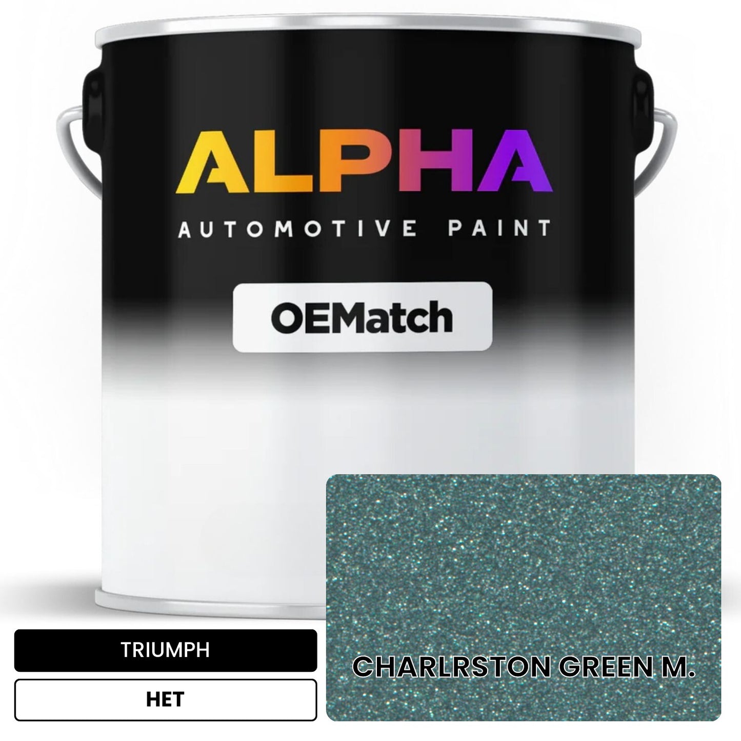 TRIUMPH CHARLRSTON GREEN M. HET OEMatch Basecoat