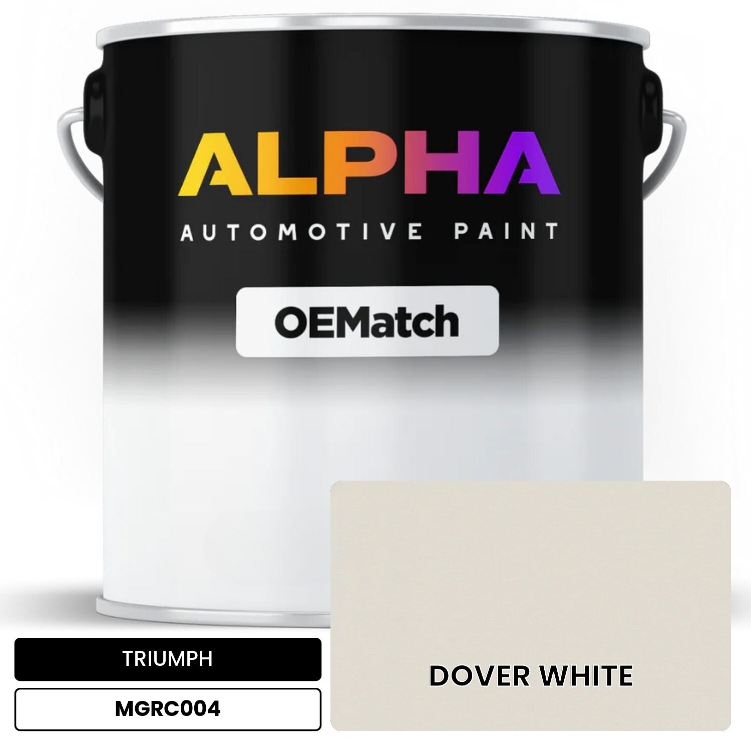 TRIUMPH DOVER WHITE MGRC004 OEMatch Basecoat