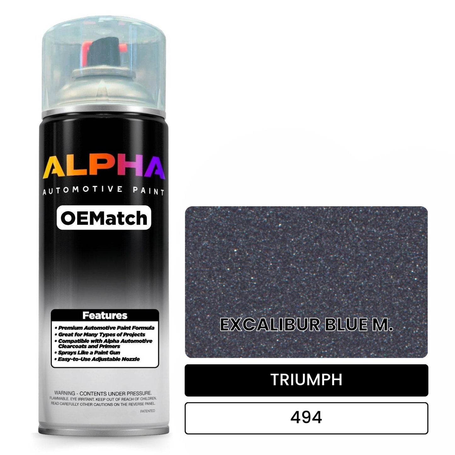 TRIUMPH EXCALIBUR BLUE M. 494 OEMatch Spraycan