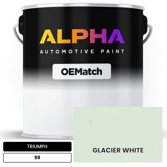 TRIUMPH GLACIER WHITE 59 OEMatch Basecoat