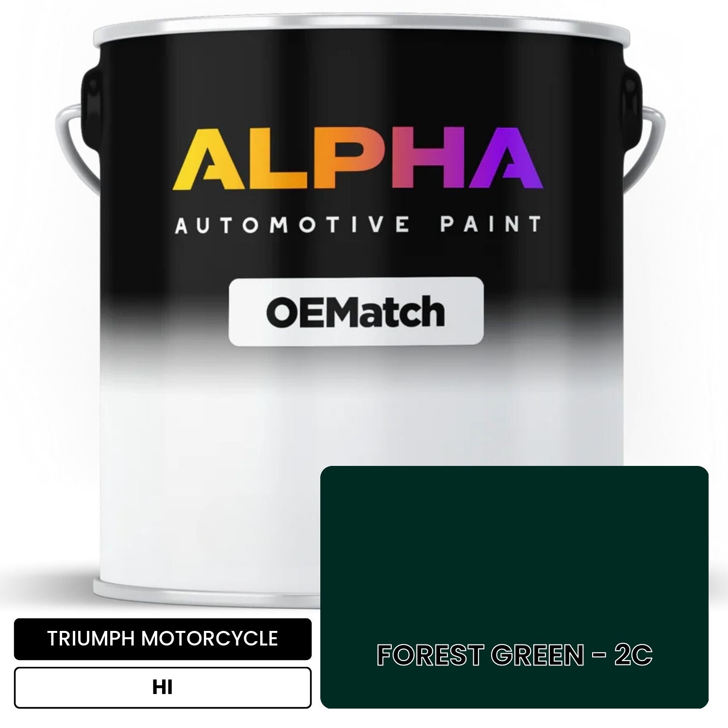 TRIUMPH MOTORCYCLE FOREST GREEN - 2C HI OEMatch Basecoat
