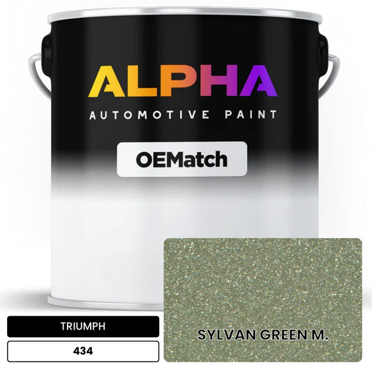 TRIUMPH SYLVAN GREEN M. 434 OEMatch Basecoat
