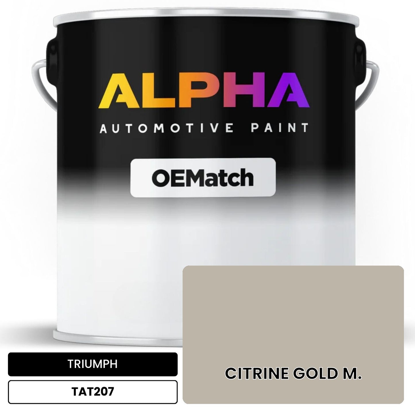 TRIUMPH CITRINE GOLD M. TAT207 OEMatch Basecoat