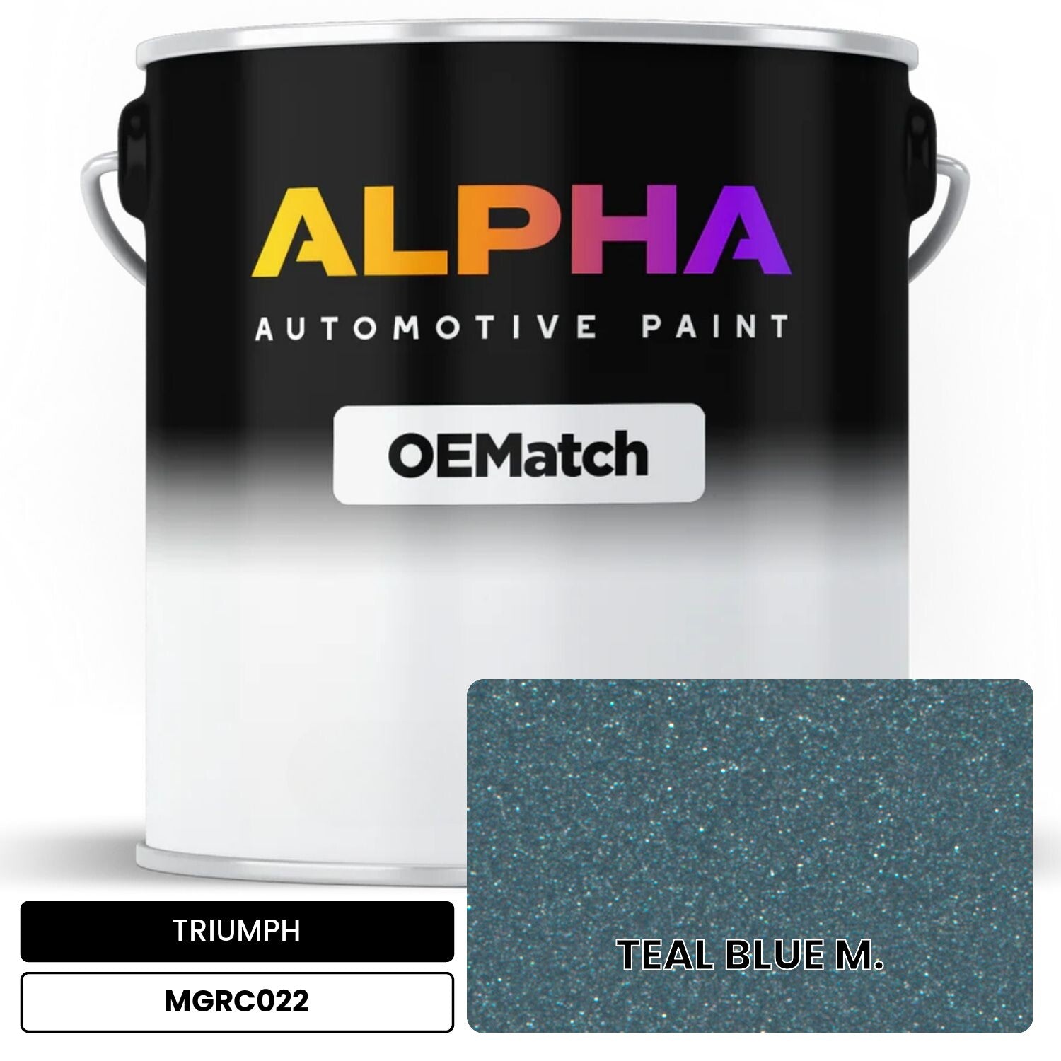 TRIUMPH TEAL BLUE M. MGRC022 OEMatch Basecoat