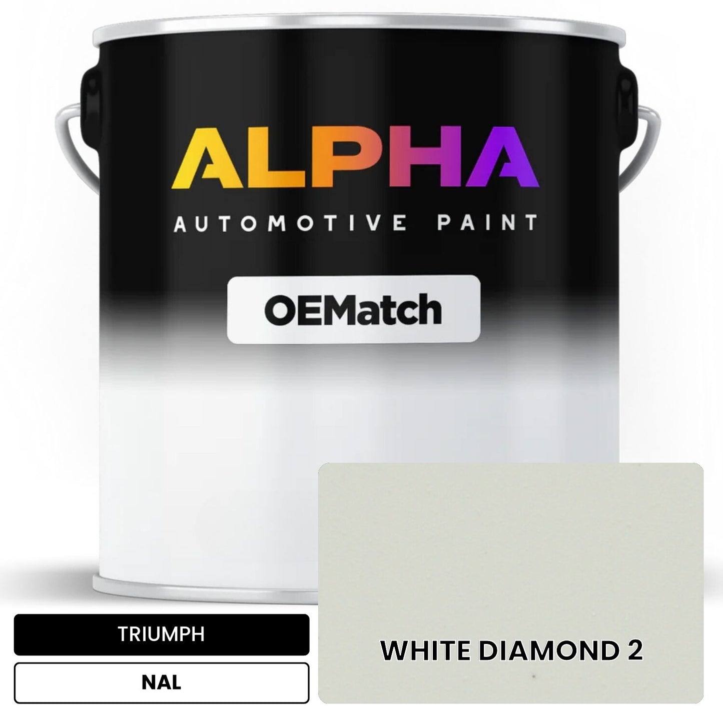 TRIUMPH WHITE DIAMOND 2 NAL OEMatch Basecoat