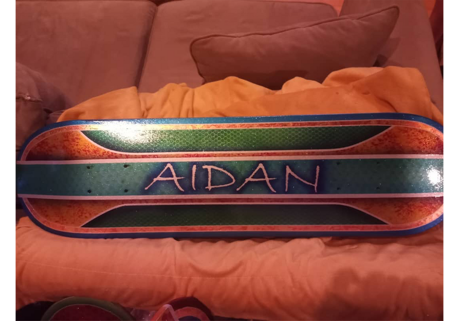 Skate Deck in Diamond Silver
