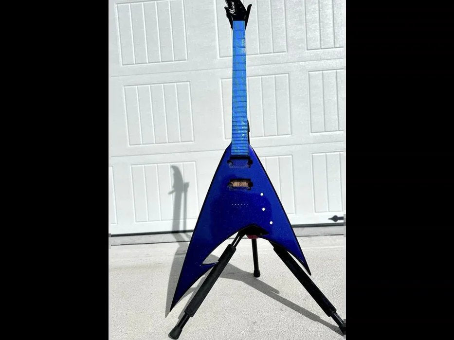 guitar painted with The Spray Source automotive paint