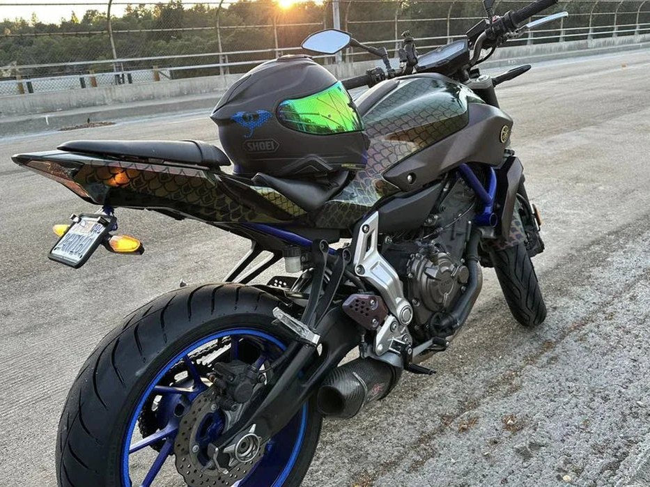motorcycle painted with The Spray Source automotive paint