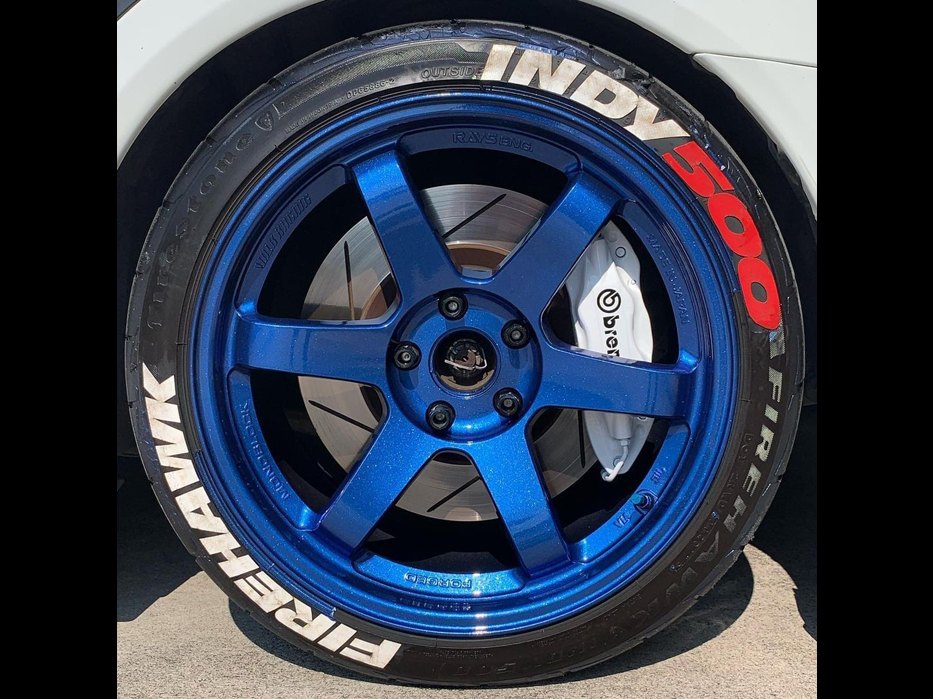 wheels painted with The Spray Source automotive paint
