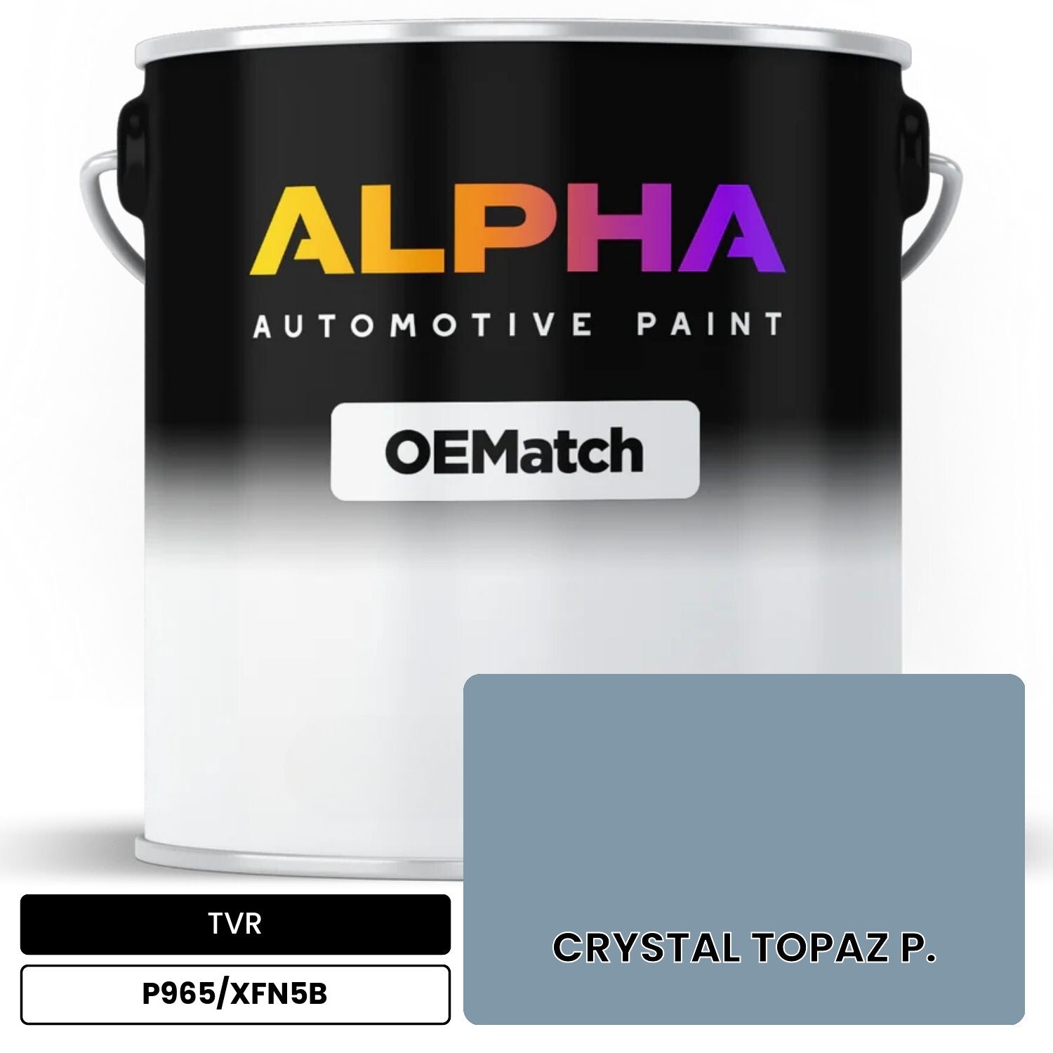 TVR CRYSTAL TOPAZ P.  P965/XFN5B OEMatch Basecoat