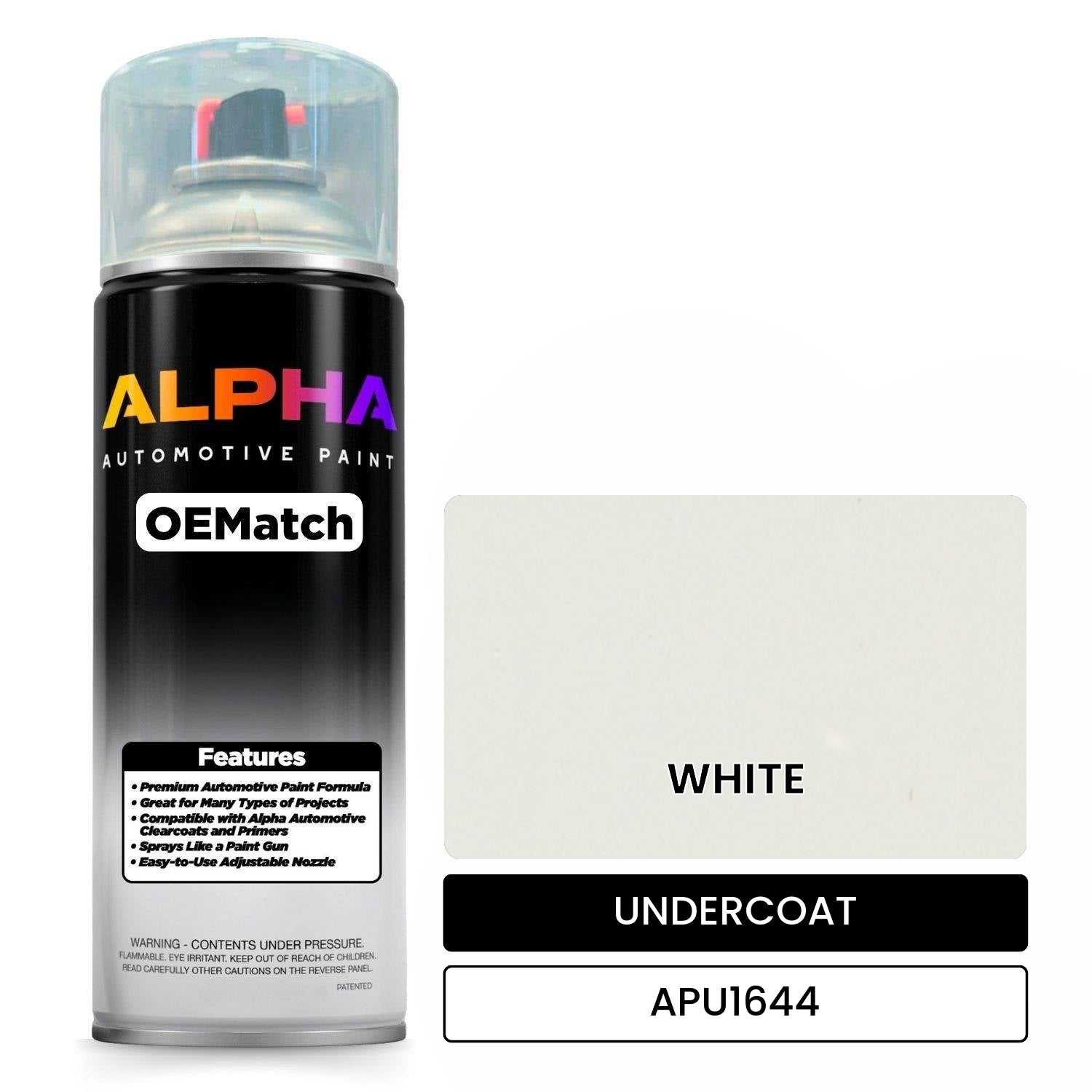 UNDERCOAT WHITE APU1644 OEMatch Spraycan
