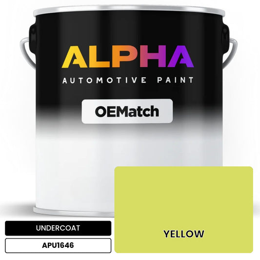 UNDERCOAT YELLOW APU1646 OEMatch Basecoat