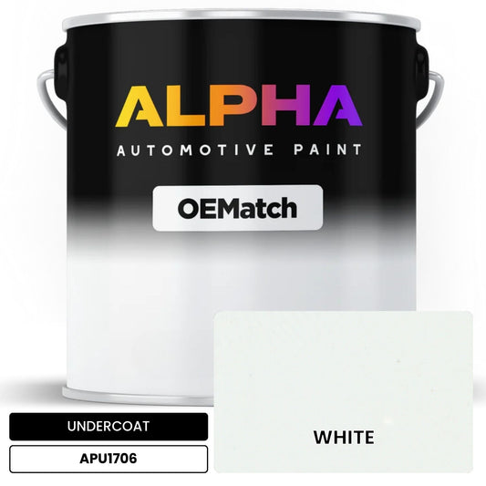 UNDERCOAT WHITE APU1706 OEMatch Basecoat