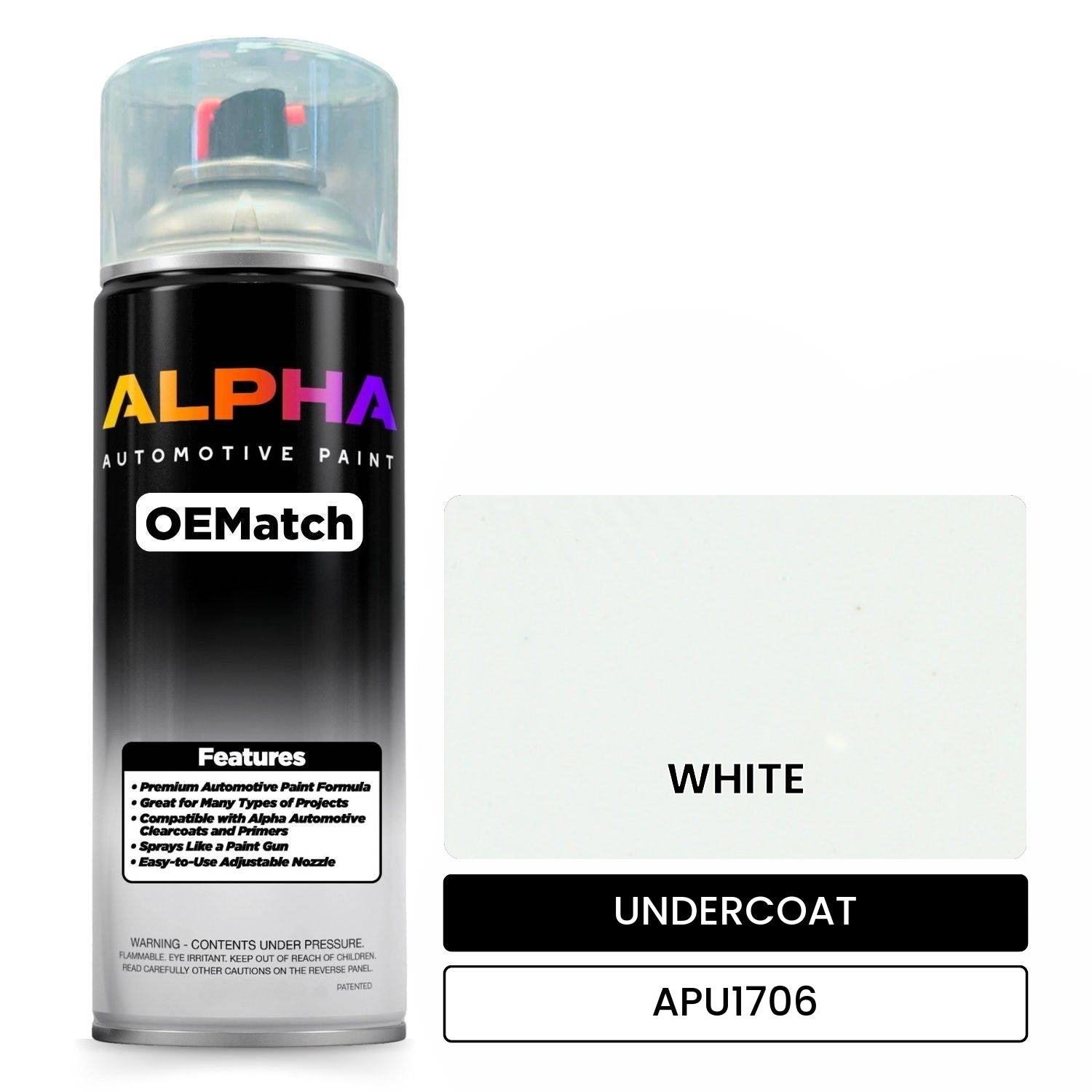 UNDERCOAT WHITE APU1706 OEMatch Spraycan