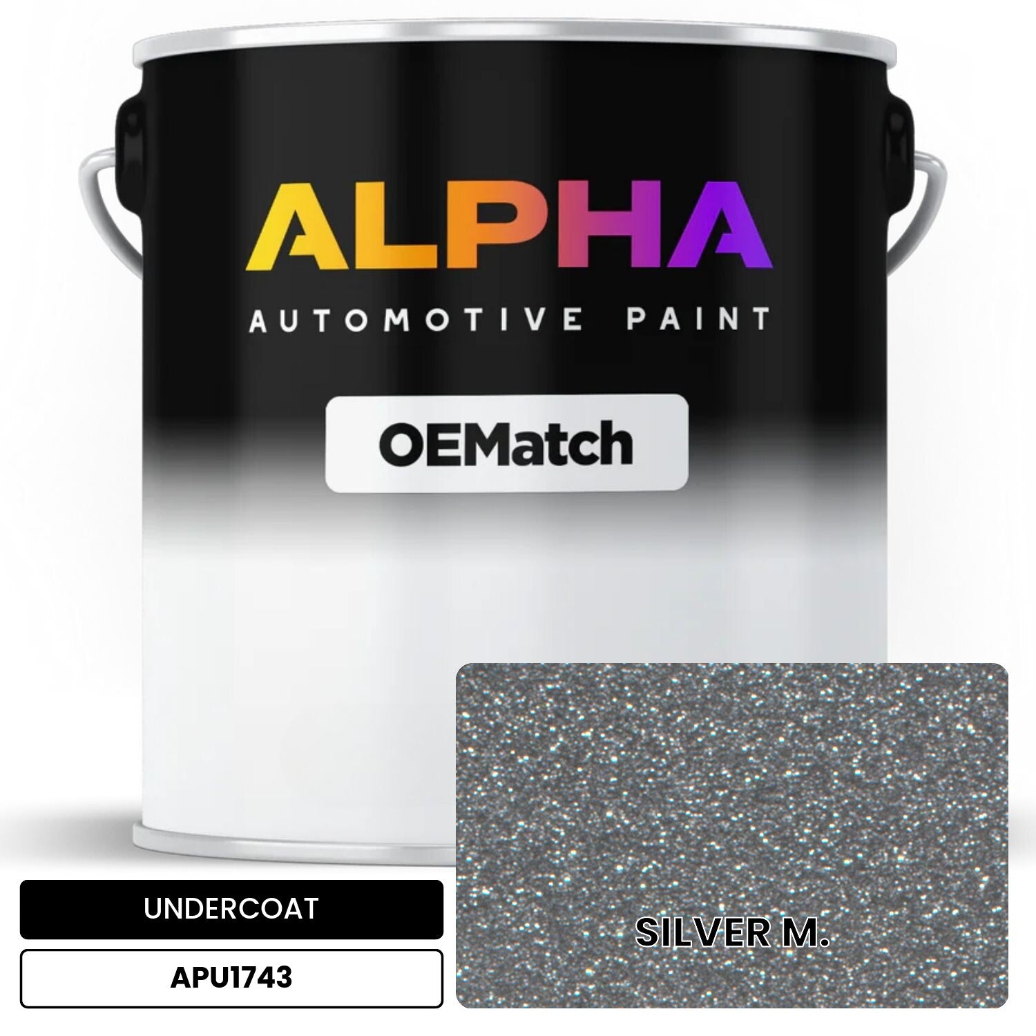 UNDERCOAT SILVER M. APU1743 OEMatch Basecoat
