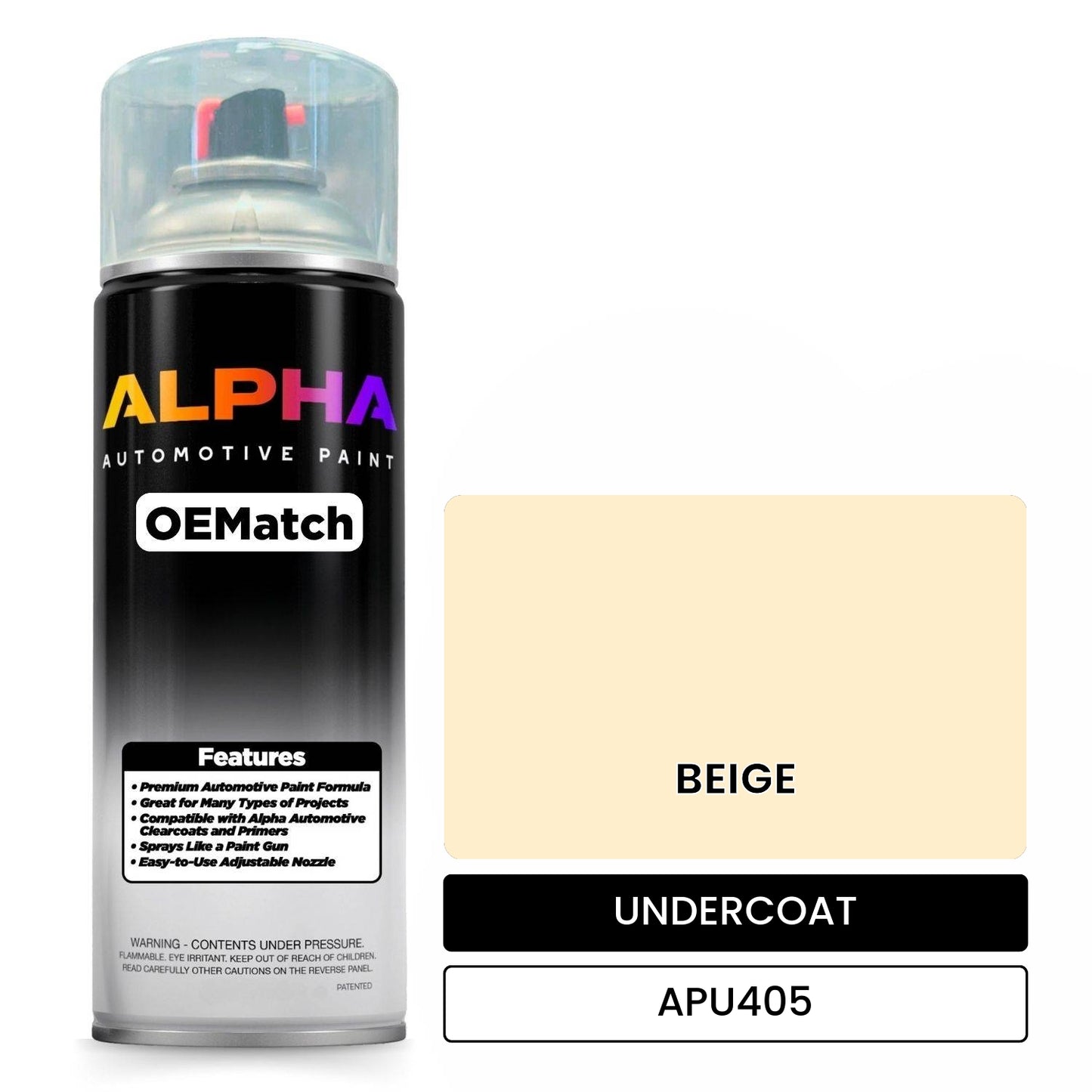 UNDERCOAT BEIGE APU405 OEMatch Spraycan