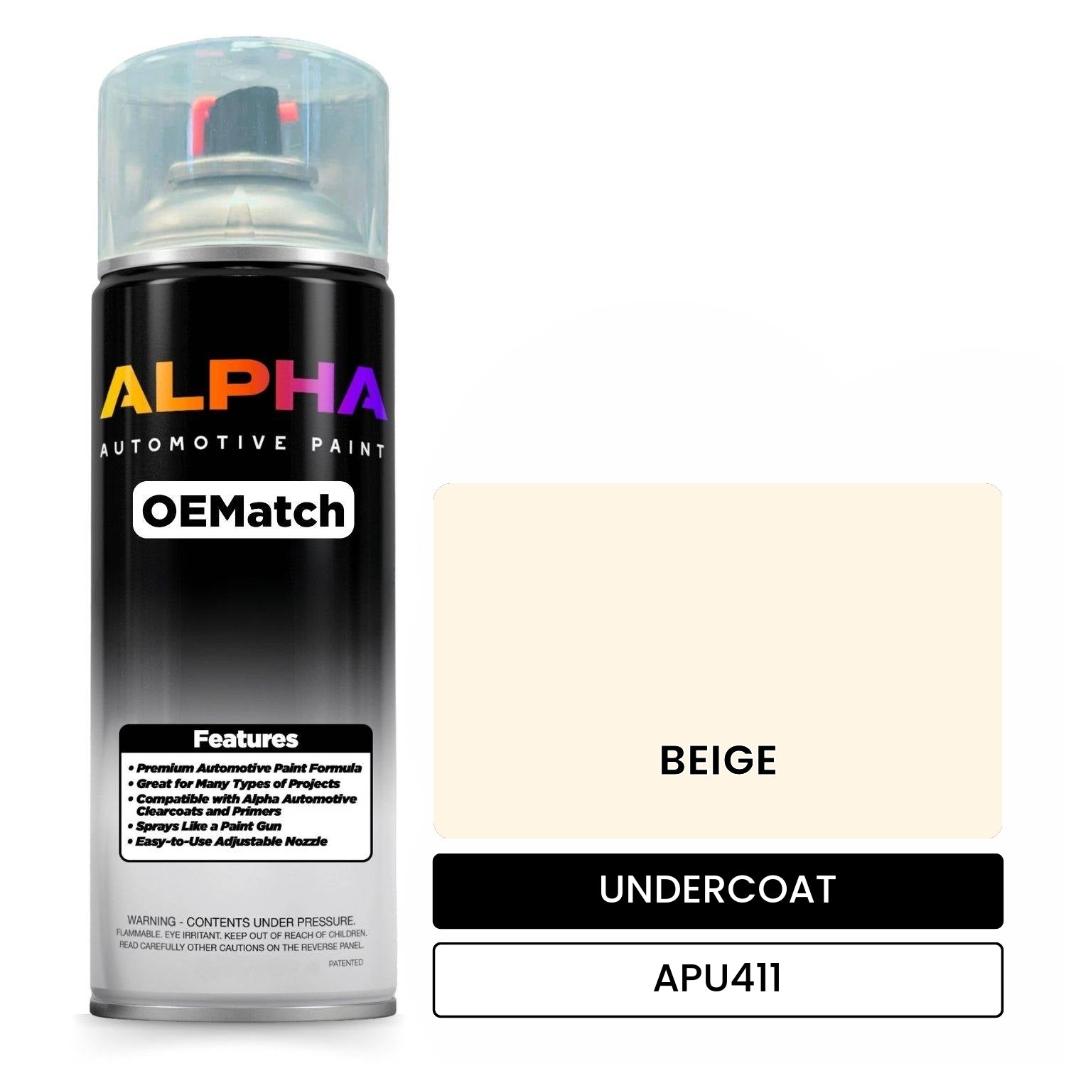 UNDERCOAT BEIGE APU411 OEMatch Spraycan