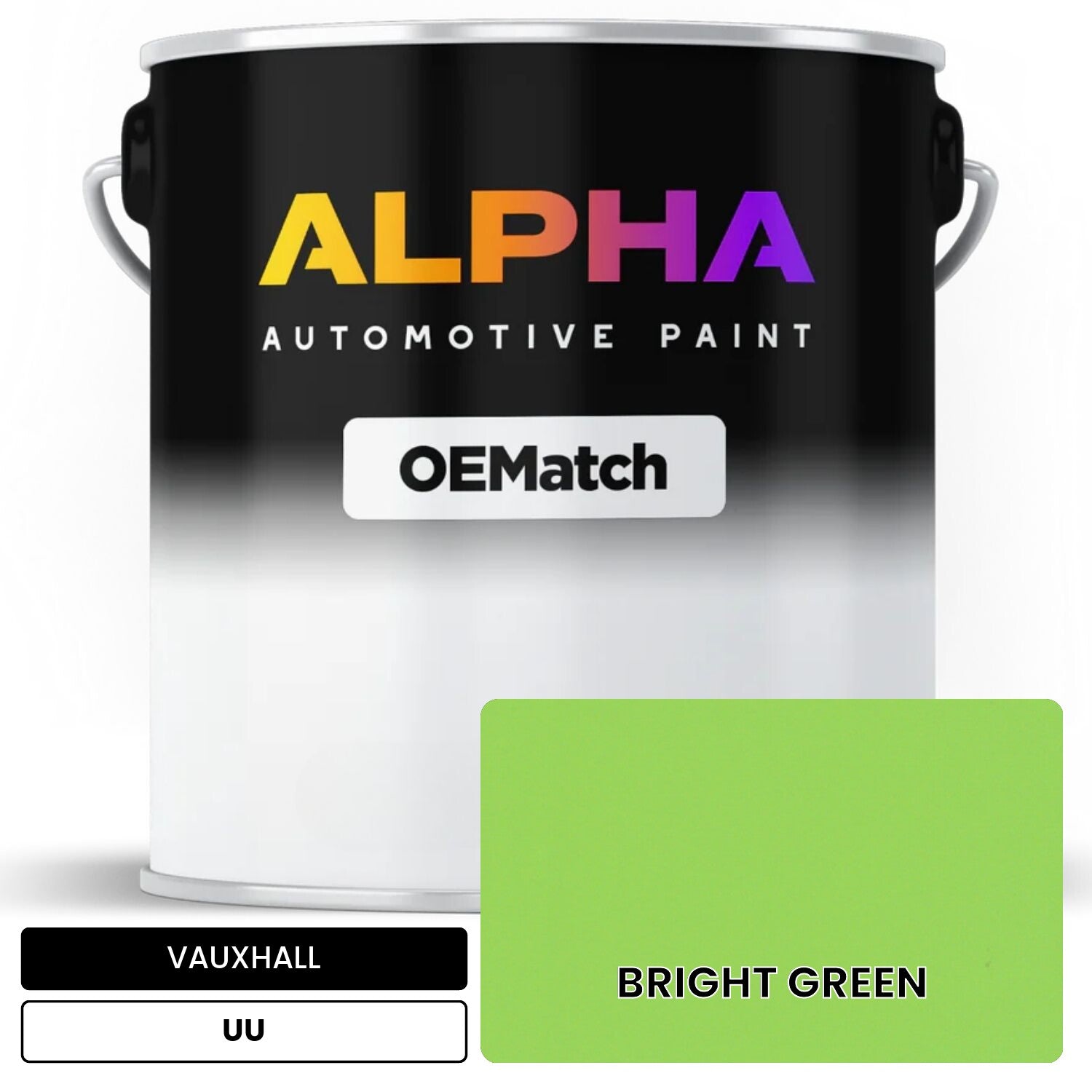 VAUXHALL BRIGHT GREEN UU OEMatch Basecoat