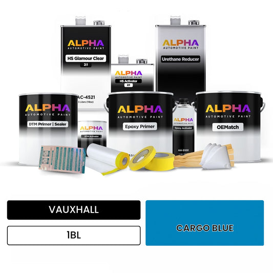 VAUXHALL CARGO BLUE 1BL OEMatch Vehicle Paint Kit