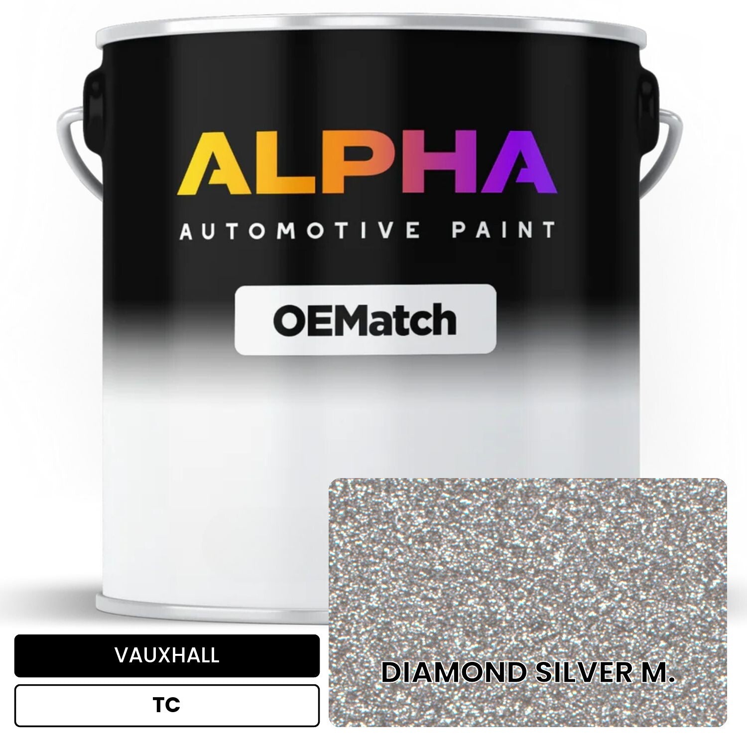 VAUXHALL DIAMOND SILVER M. TC OEMatch Basecoat