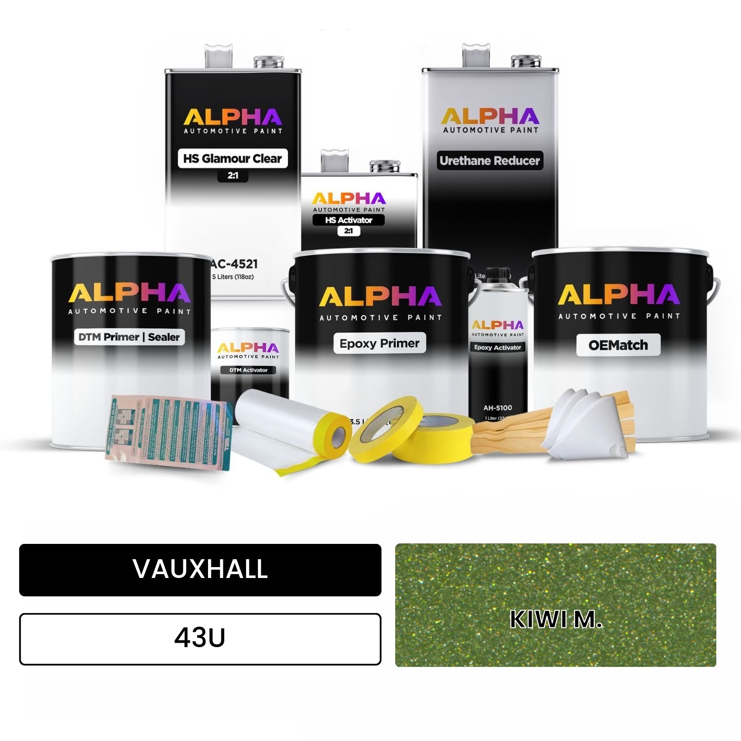 VAUXHALL KIWI M. 43U OEMatch Vehicle Paint Kit