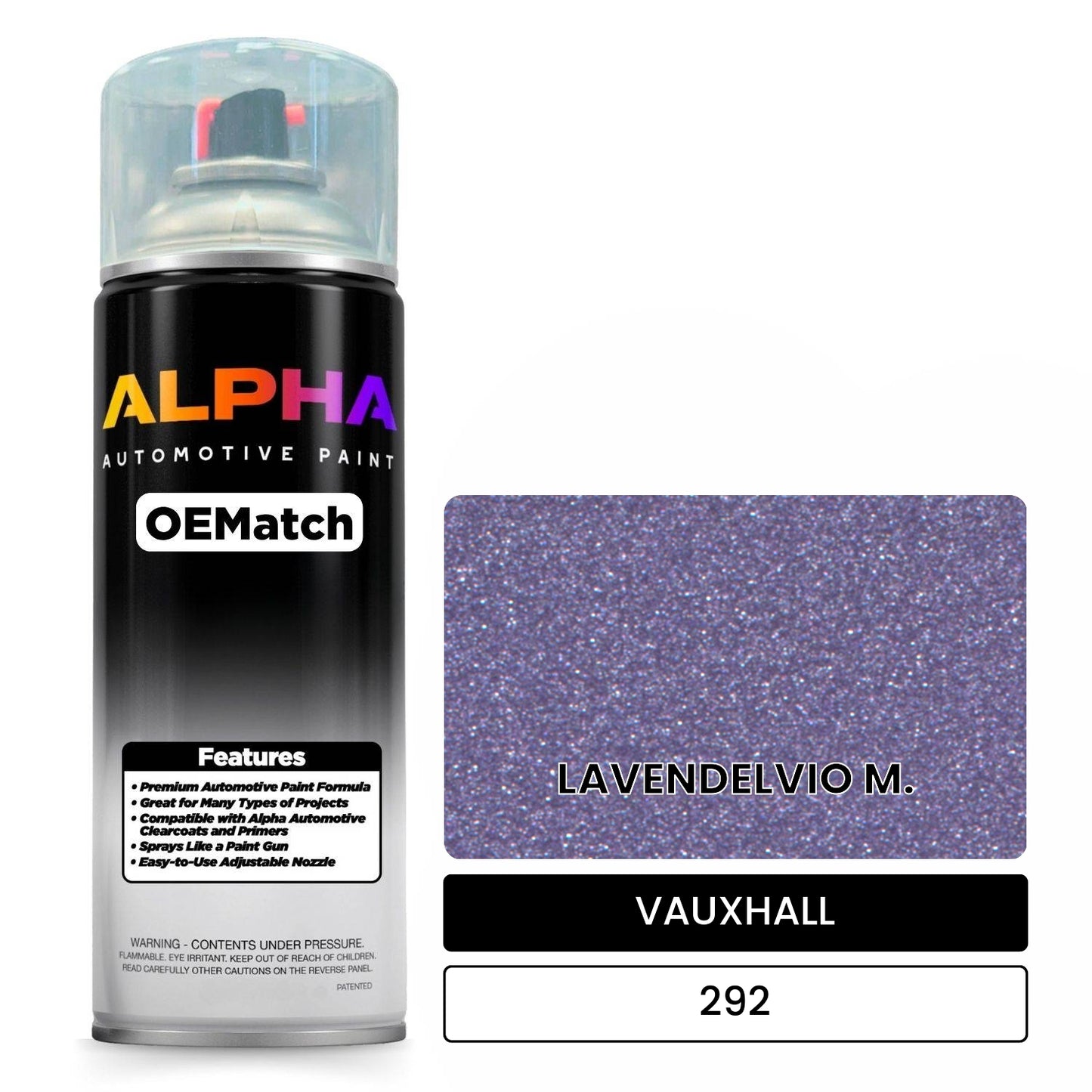 VAUXHALL LAVENDELVIO M. 292 OEMatch Spraycan