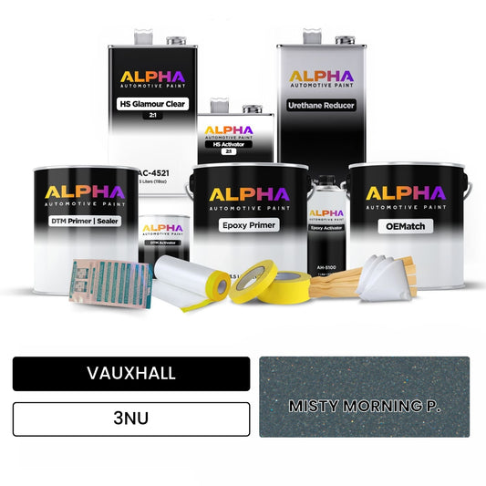 VAUXHALL MISTY MORNING P. 3NU OEMatch Vehicle Paint Kit