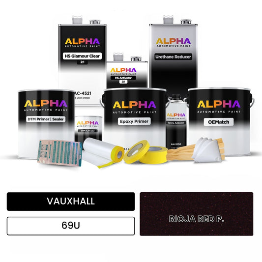 VAUXHALL RIOJA RED P. 69U OEMatch Vehicle Paint Kit