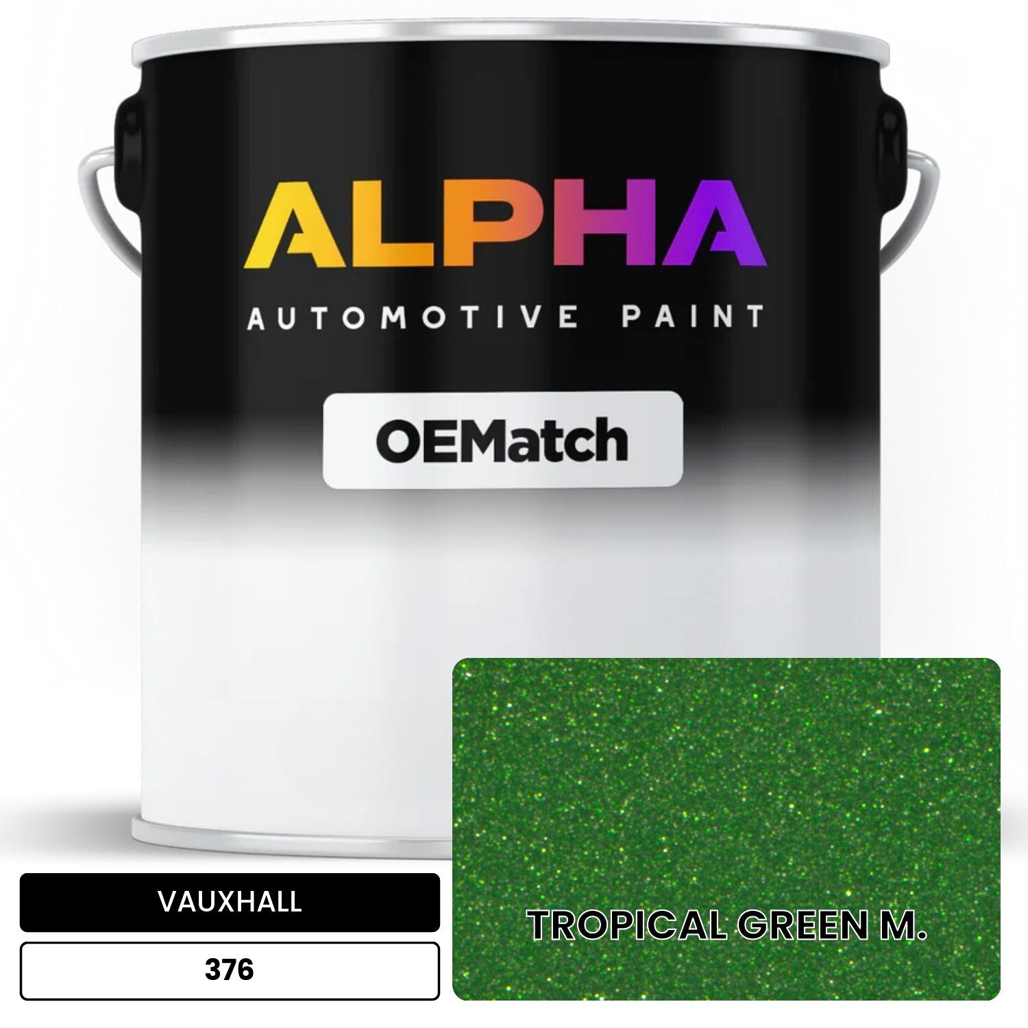 VAUXHALL TROPICAL GREEN M. 376 OEMatch Basecoat