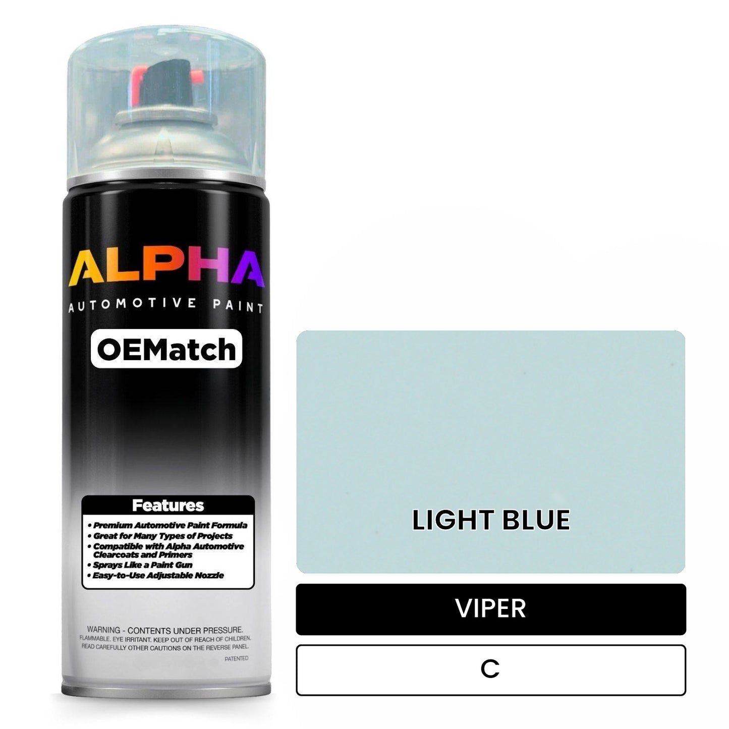 VIPER LIGHT BLUE C OEMatch Spraycan