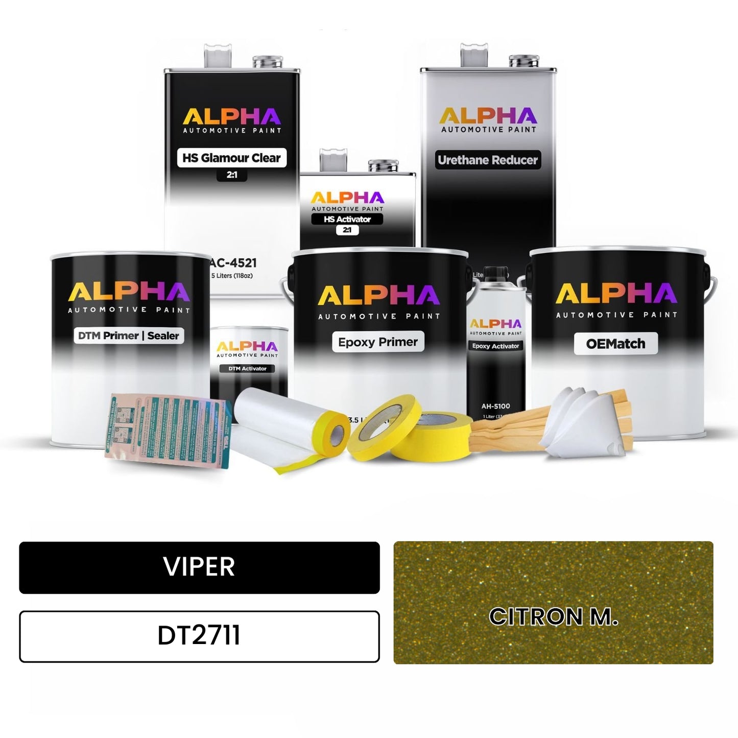 VIPER CITRON M. DT2711 OEMatch Vehicle Paint Kit