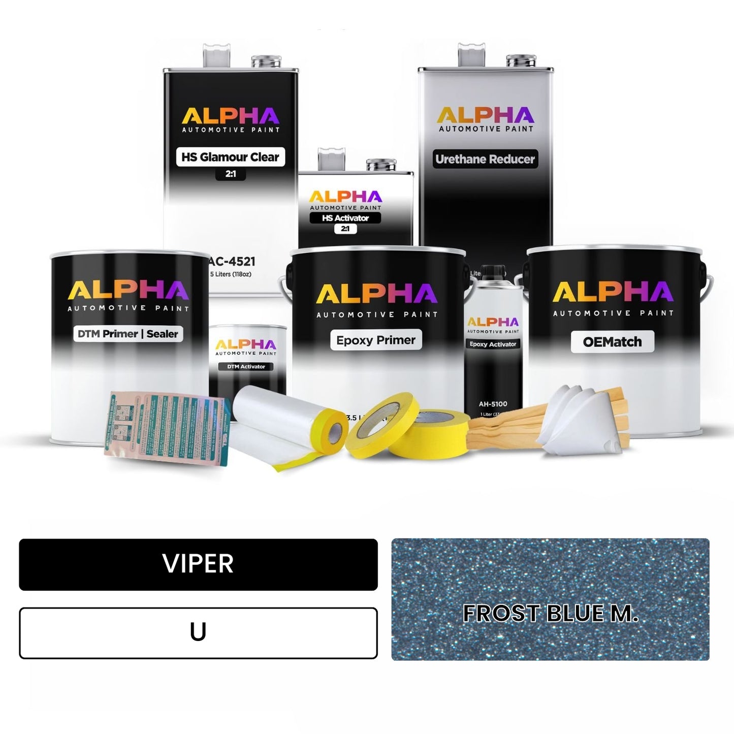 VIPER FROST BLUE M. U OEMatch Vehicle Paint Kit